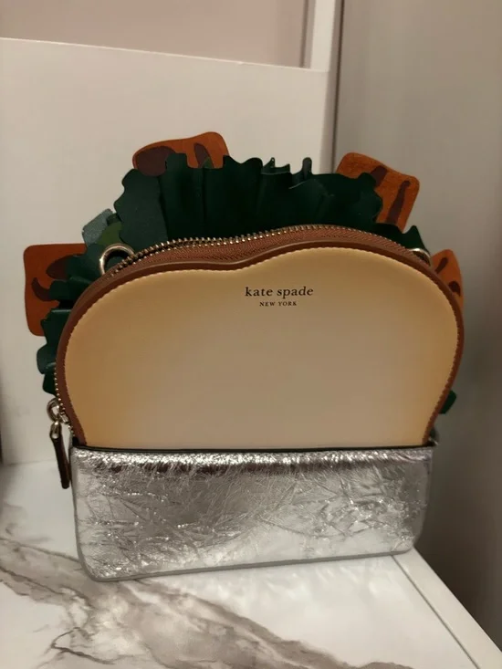 kate spade Silver Multicolor Novelty Glamwich Crossbody Bag - Picture 2 of 3